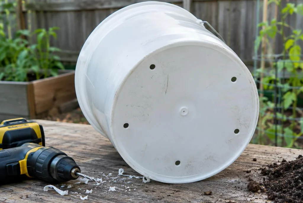 Prepare the 5-Gallon Bucket
